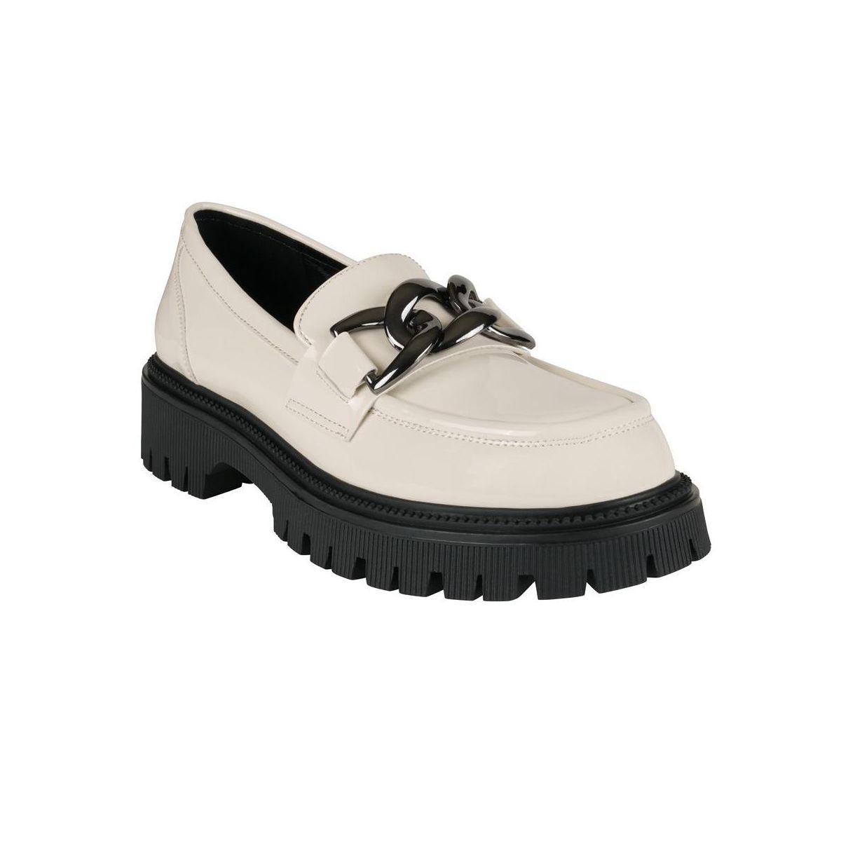 GC Shoes Vita Patent Buckle Lug Sole Platform Loafers | Target
