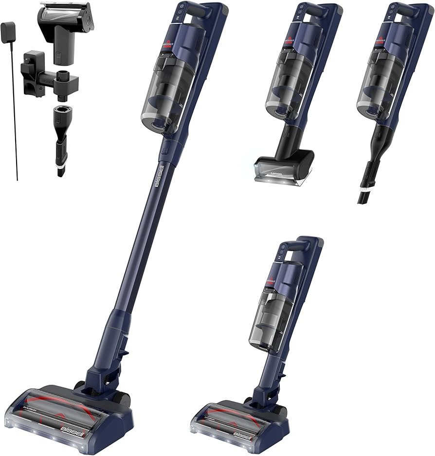 Bissell PowerClean DualBrush 280W Self-Standing Cordless Vacuum, DualBrush & AutoAdapt Tech, Self... | Amazon (US)