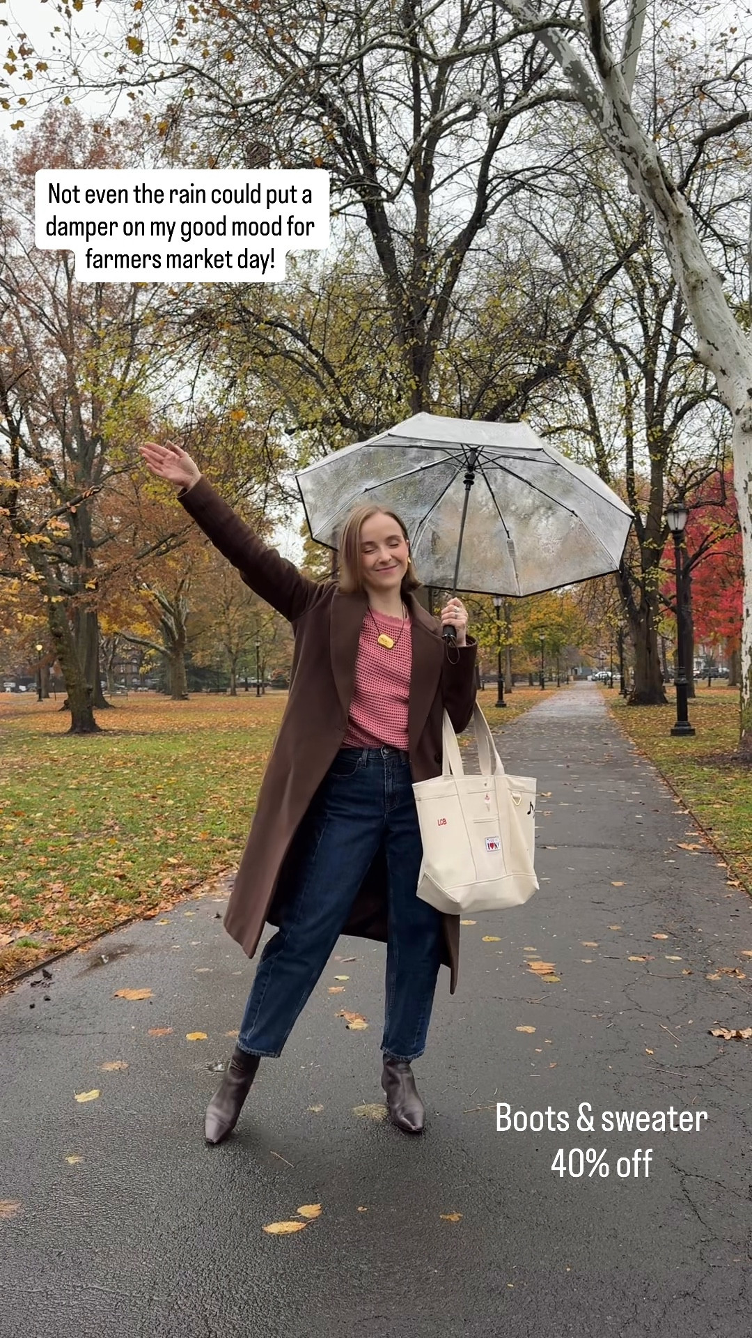 Farmers market outfit of the day 
$37 sweater 
40% off Madewell leather boots size up 1/2
Barrel jeans 00 reg 


#LTKPetite #LTKSaleAlert #LTKCyberWeek