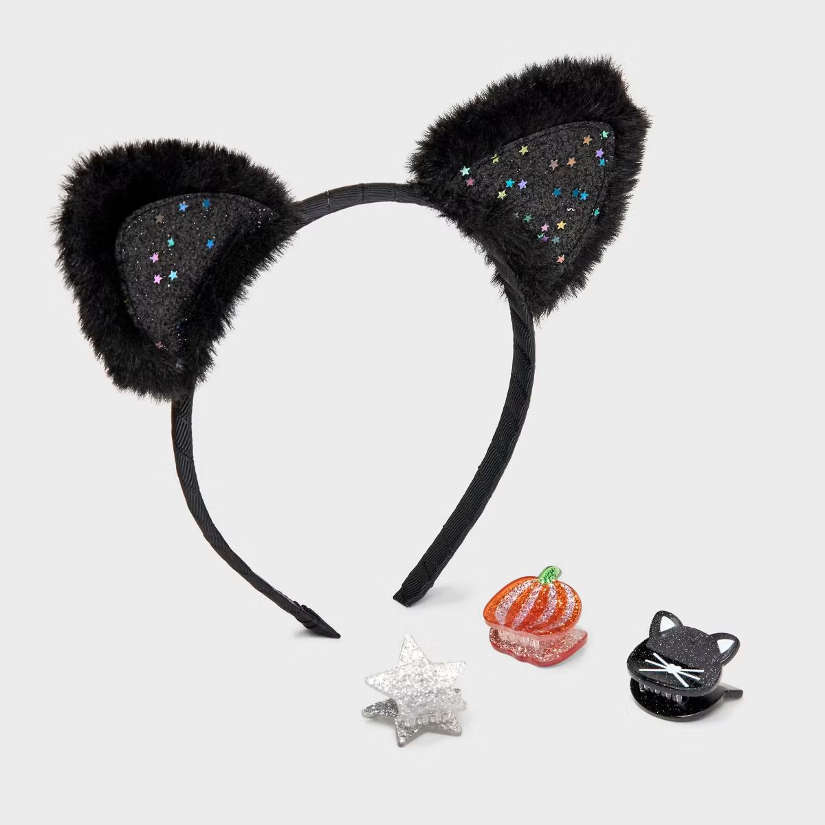 Toddler 4pc Halloween Headband Clip Set - Cat & Jack ™ | Target