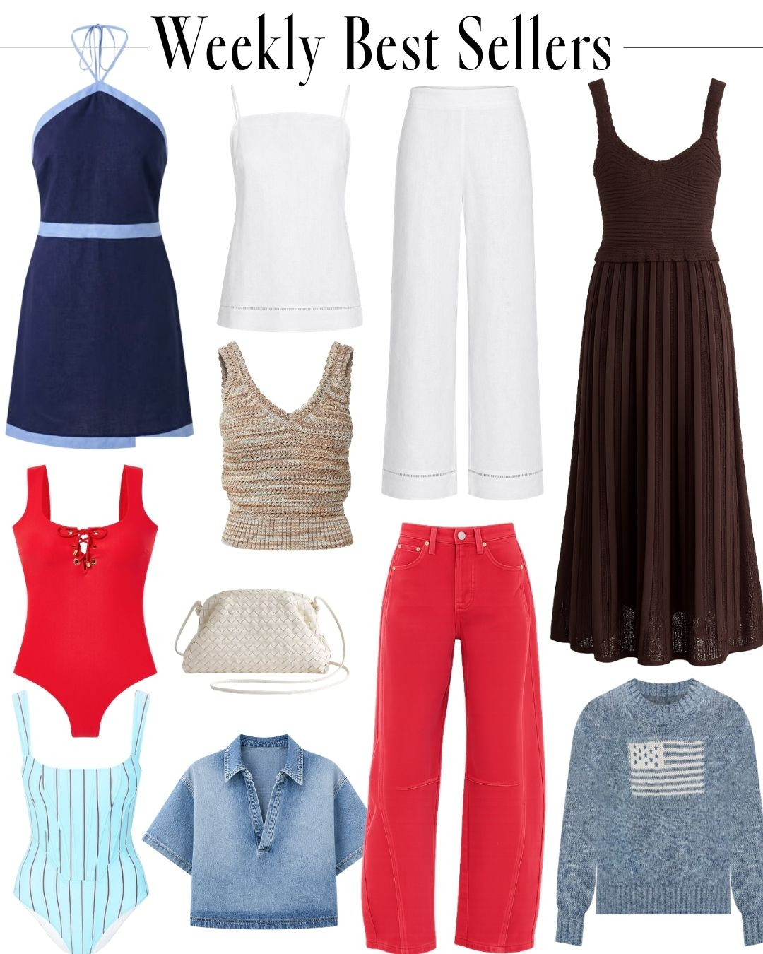 This week's best sellers are officially giving summer ☀️🤍

From beautiful swimsuits and easy sundresses to the white linen matching set everyone is loving, these are the pieces that rose to the top this week and honestly, it's easy to see why. Effortless, versatile, and perfect for everything from beach days and vacations to summer lunches and weekends by the water.

If you've had your eye on any of these favorites, now's the time to grab them before they sell out.

Shop this week's best sellers below. ✨

#WeeklyBestSellers #SummerStyle #LTKStyle #LTKFinds #SwimwearStyle #SundressSeason #LinenStyle #MatchingSet #VacationStyle #ResortWear #SummerFashion #BeachStyle #WhiteLinen #StyleInspiration #LTKSeasonal
 

 #LTKootd #LTKSeasonal #LTKOver40