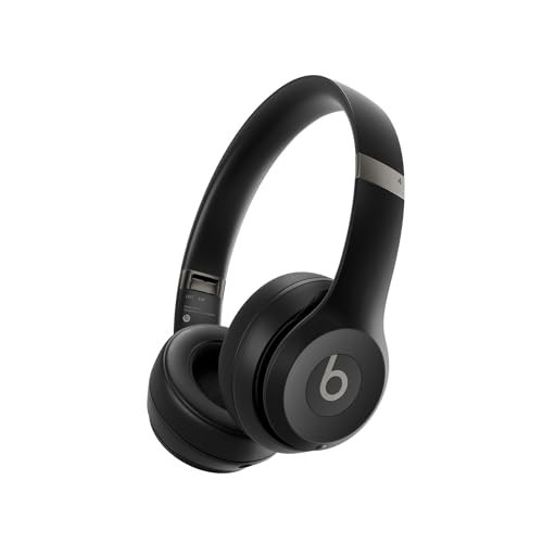 Beats Solo 4 - Wireless Bluetooth On-Ear Headphones, Apple & Android Compatible, Up to 50 Hours of Battery Life - Matte Black | Amazon (US)