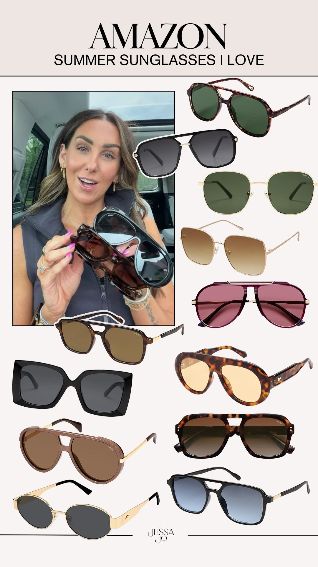 Summer sunglasses. Amazon finds. Amazon sunglasses. Amazon designer inspired sunglasses. Must have summer accessories.

#LTKSeasonal #LTKootd #LTKgrwm