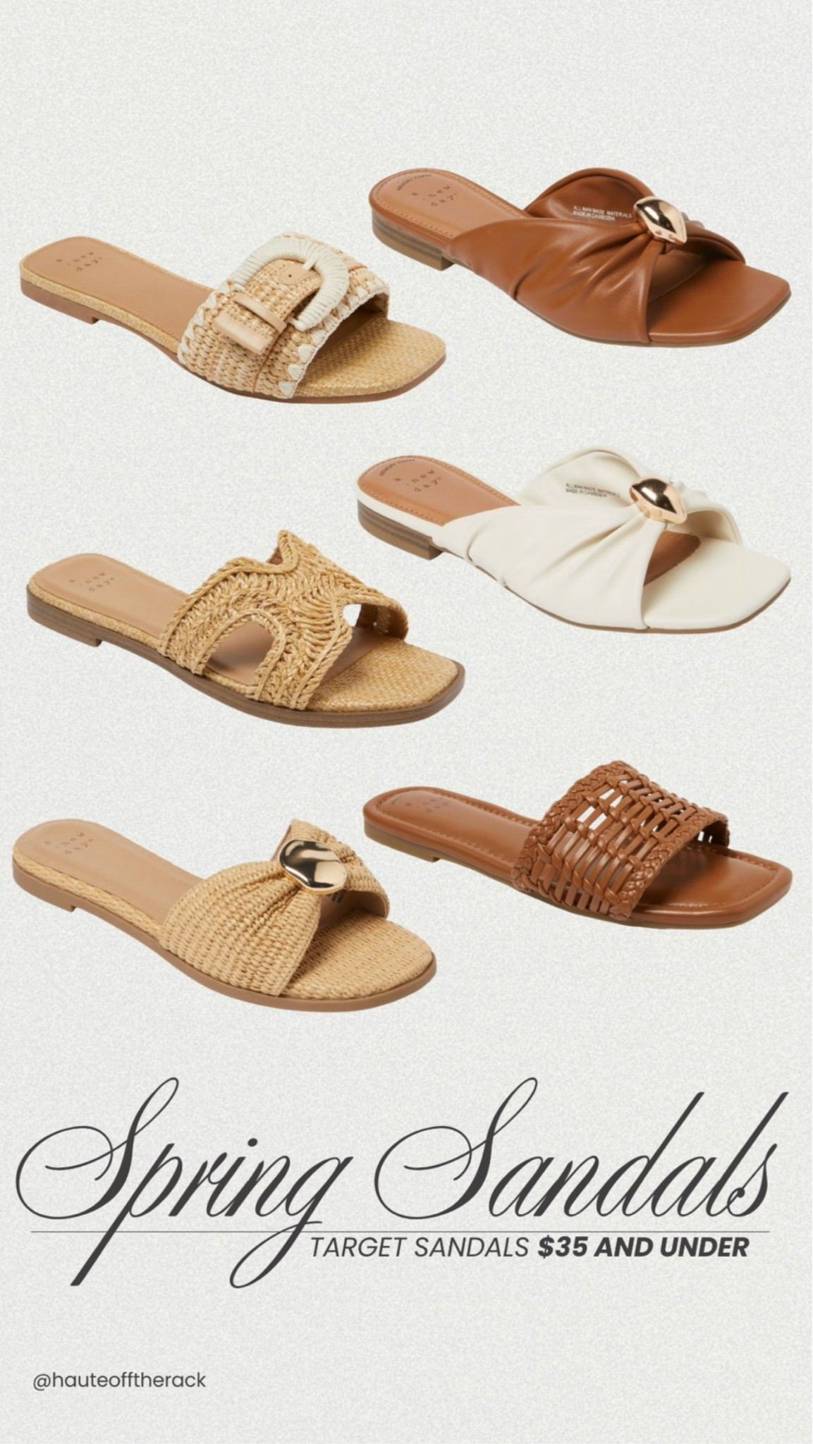 Target sandals all $35 and under!

#vacationoutfits #resortstyle #targetfashion #springshoes #sandals #springoutfit #summersandals

#LTKootd #LTKSeasonal