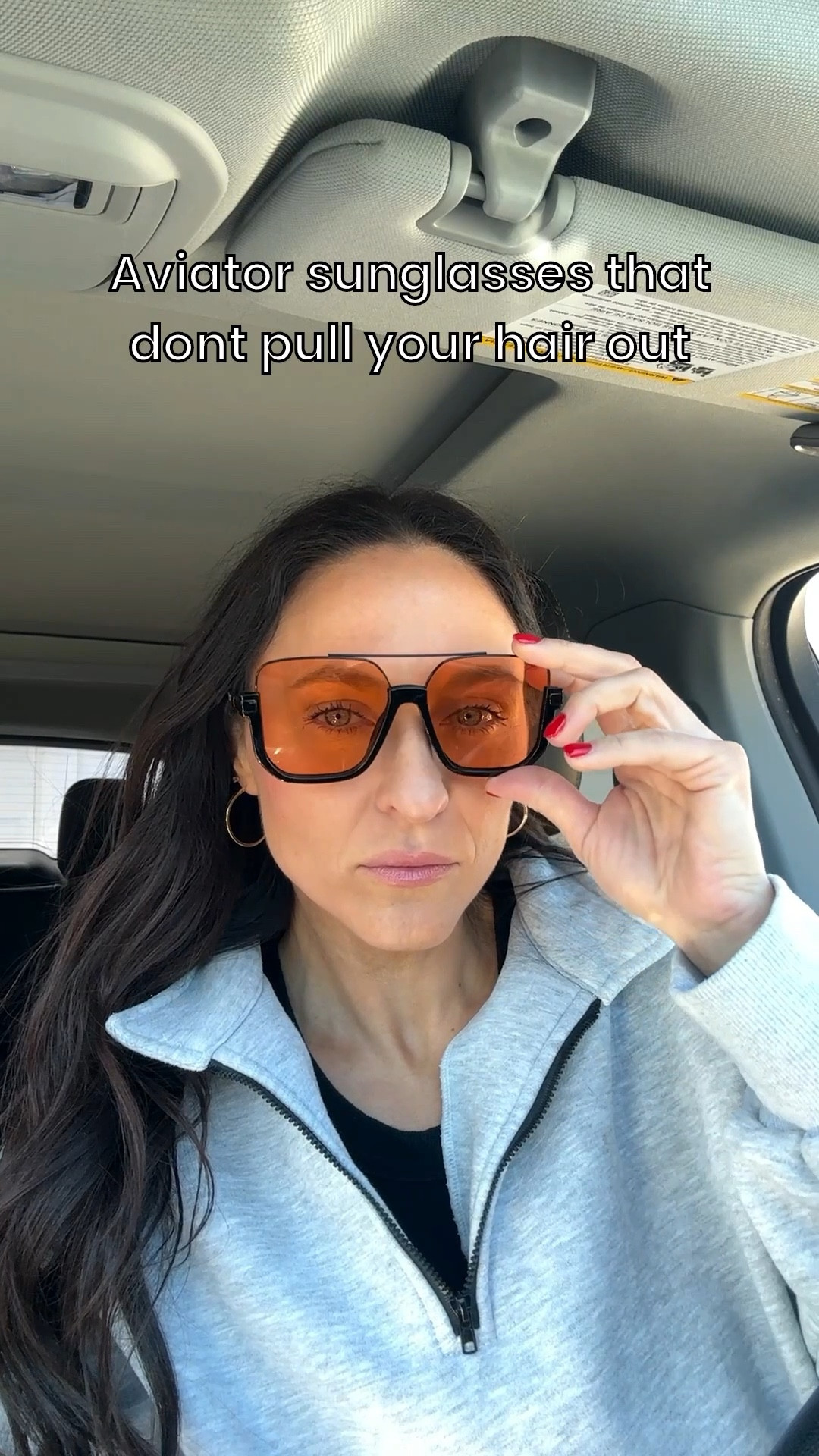 Aviator sunglasses that don’t pull your hair out 🙌🏼 #sunglasses

#LTKSaleAlert #LTKootd #LTKOver40