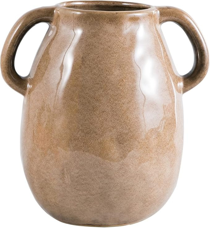 Vase Home Decor, Office (Color : Blue) Home Decoration (Color : Brown) | Amazon (US)