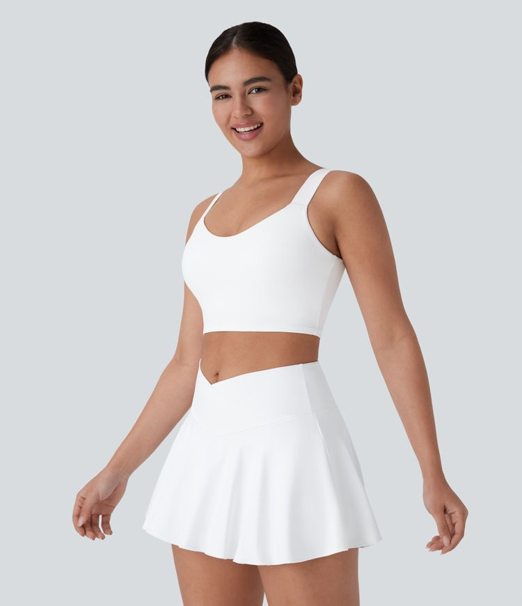 Women’s SpeedWave™ Backless 2-in-1 Skinny Cropped Quick Dry Tennis Tank Top - Halara | Halara UK