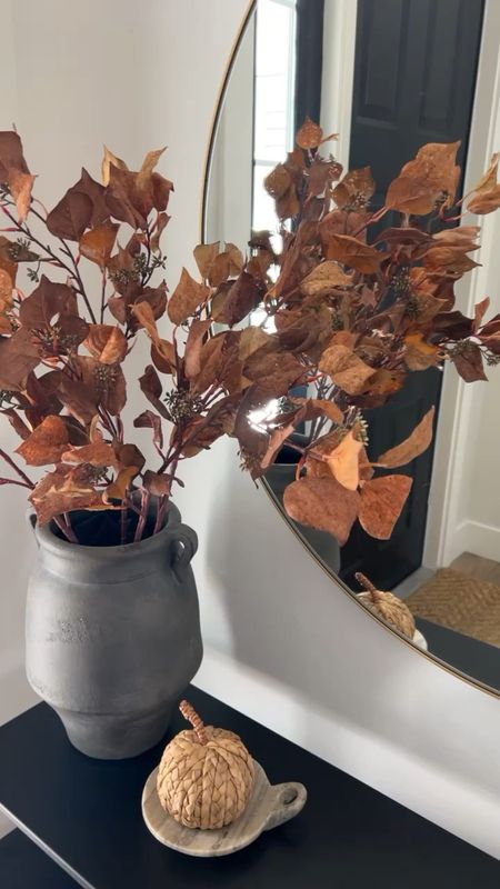Added these Magnolia fall stems to my autumn entryway 🍂
I love adding fall florals, a simple textured pumpkin and a fall candle to my entryway. 
fall home decor 

#LTKstyletip #LTKhome #LTKSeasonal