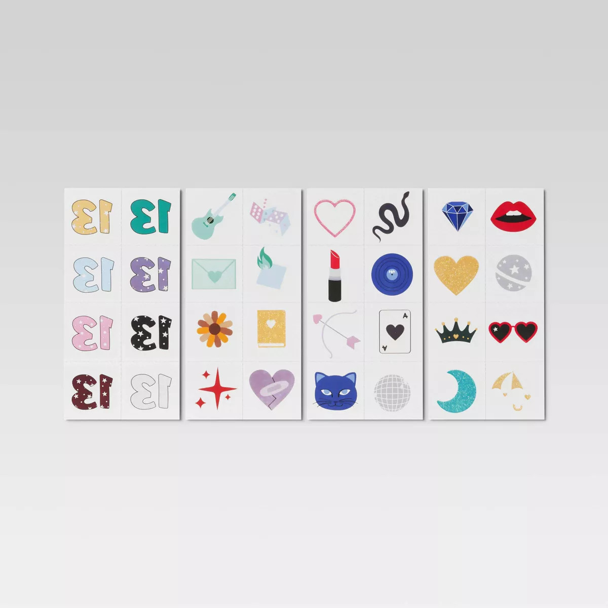 8ct Pop Star Temporary Tattoos Halloween Party Favors - Hyde & EEK! Boutique™ | Target