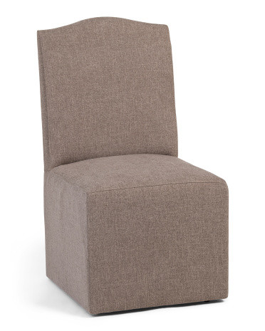 Arched Back Cammy Slipcover Dining Chair | TJ Maxx