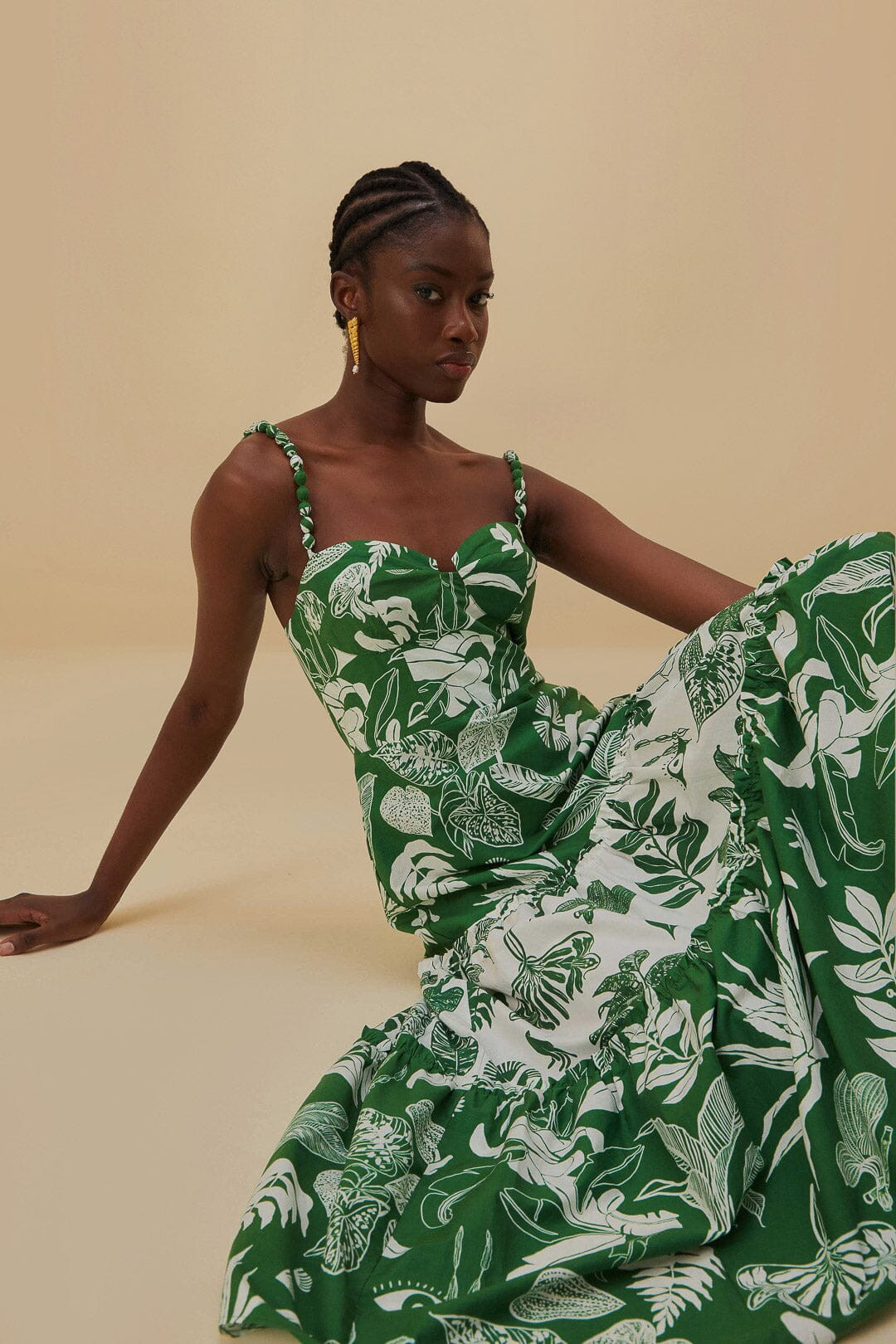 Forest Soul Mix Midi Dress | FarmRio (US)