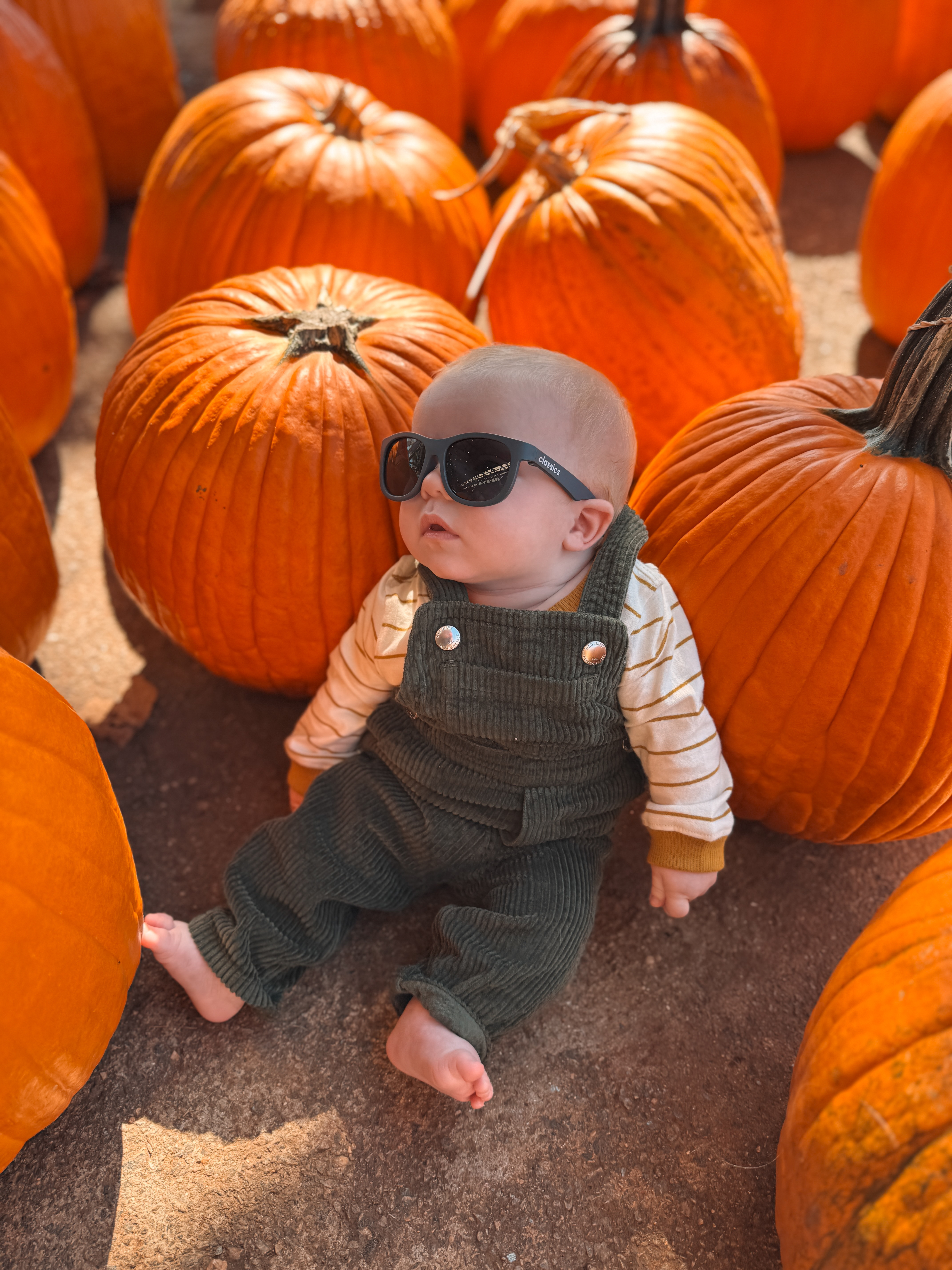 Cutest little pumpkin patch or apple picking baby boy outfit I ever did see 🎃 🍎 Size 3-6 months 

#LTKBaby #LTKHalloween #LTKFamily