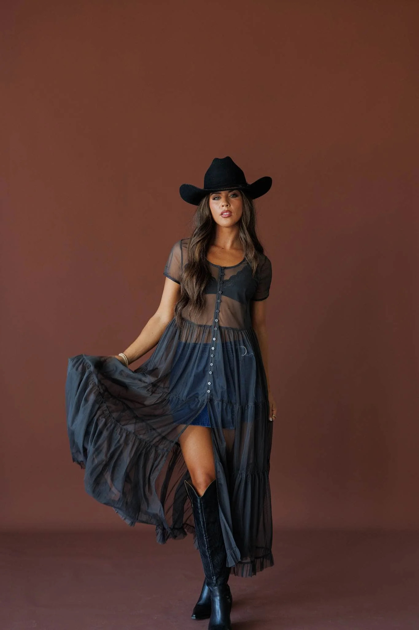 Moonlight Mile Maxi Top | Lane 201 Boutique