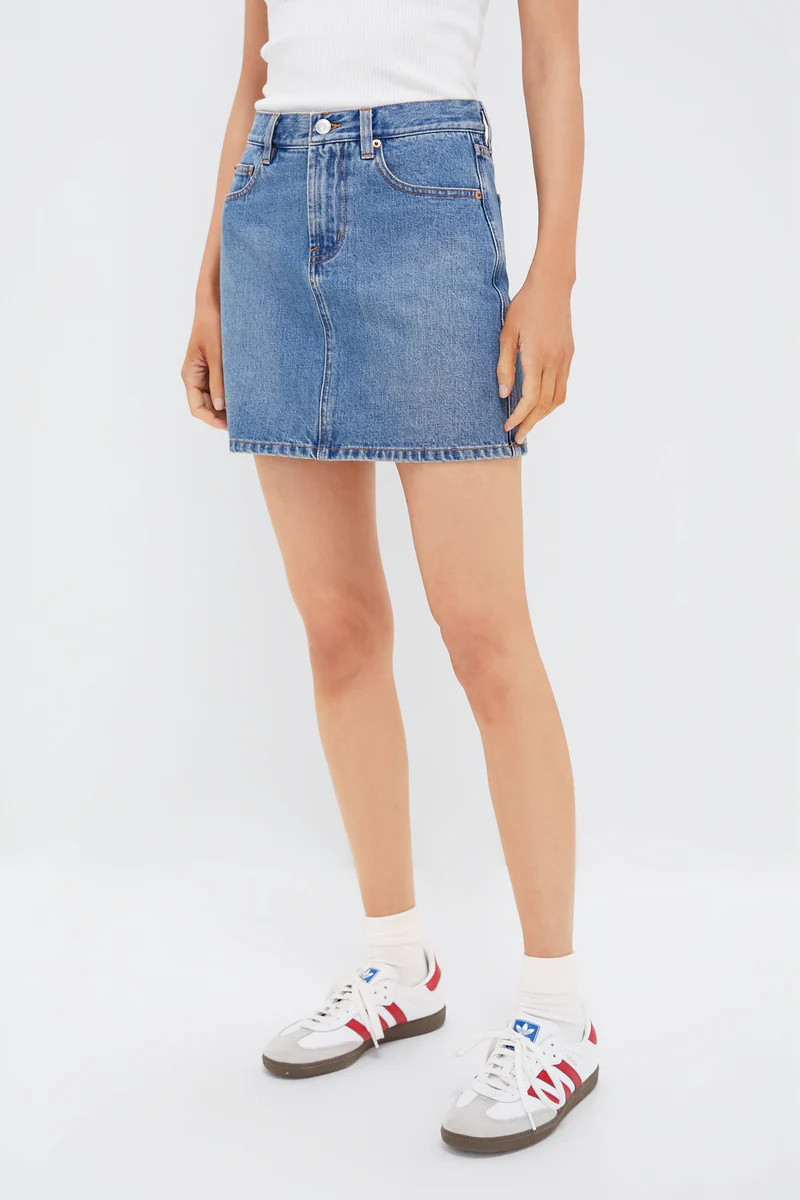 Copenhagen Wash Denim Agne Mini Skirt | Tuckernuck (US)