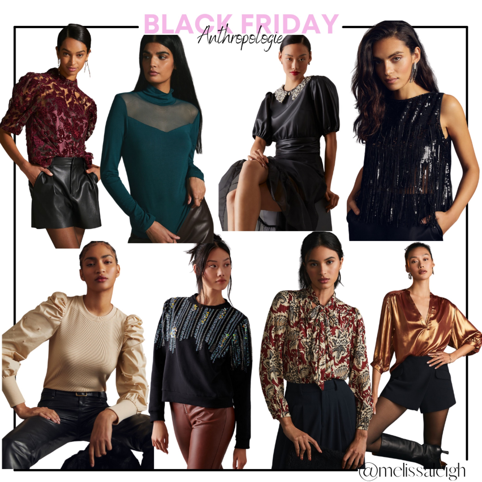 Black Friday Anthropologie sale - 30% off entire site - holiday outfit, holiday party, holiday tops - sequin top, faux leather top, fringe top, satin top, holiday work outfit, puff sleeve sweater - classic style, preppy style, boho style 

#LTKCyberweek #LTKworkwear #LTKHoliday