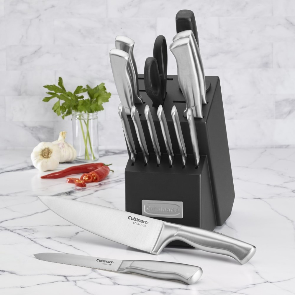 Cuisinart Stainless Steel Hollow Handle Knives, Set of 15 | Williams-Sonoma