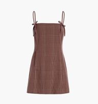 The Rennie Dress - Brown Plaid | Hill House Home