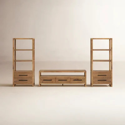 Modica 127" Pine Entertainment Center | Wayfair North America
