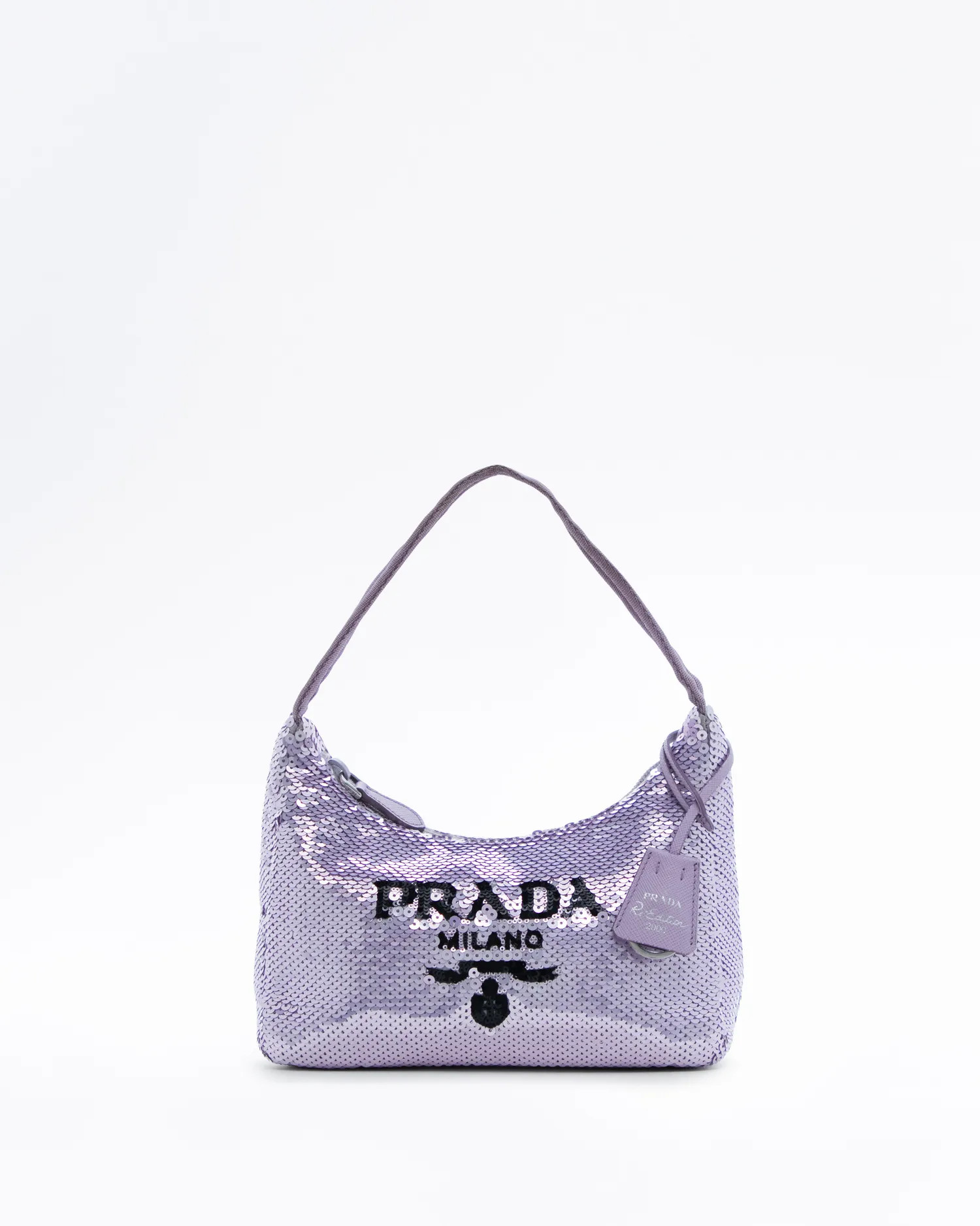 Re-Edition 2000 Sequined Re-Nylon Mini Bag | Vivrelle