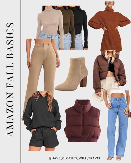 Favorite fall basics from amazon, amazon fall fashion finds, outfit ideas for fall from amazon 

#LTKSeasonal #LTKstyletip