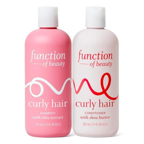 Function of Beauty Curly Hair Shampoo & Conditioner Set - Sulfate-Free Shampoo & Conditioner Duo for Natural Curls & Bounce - Curl Defining, Hydrating & Moisturizing - Dry & Dull Hair Care Products | Amazon (US)