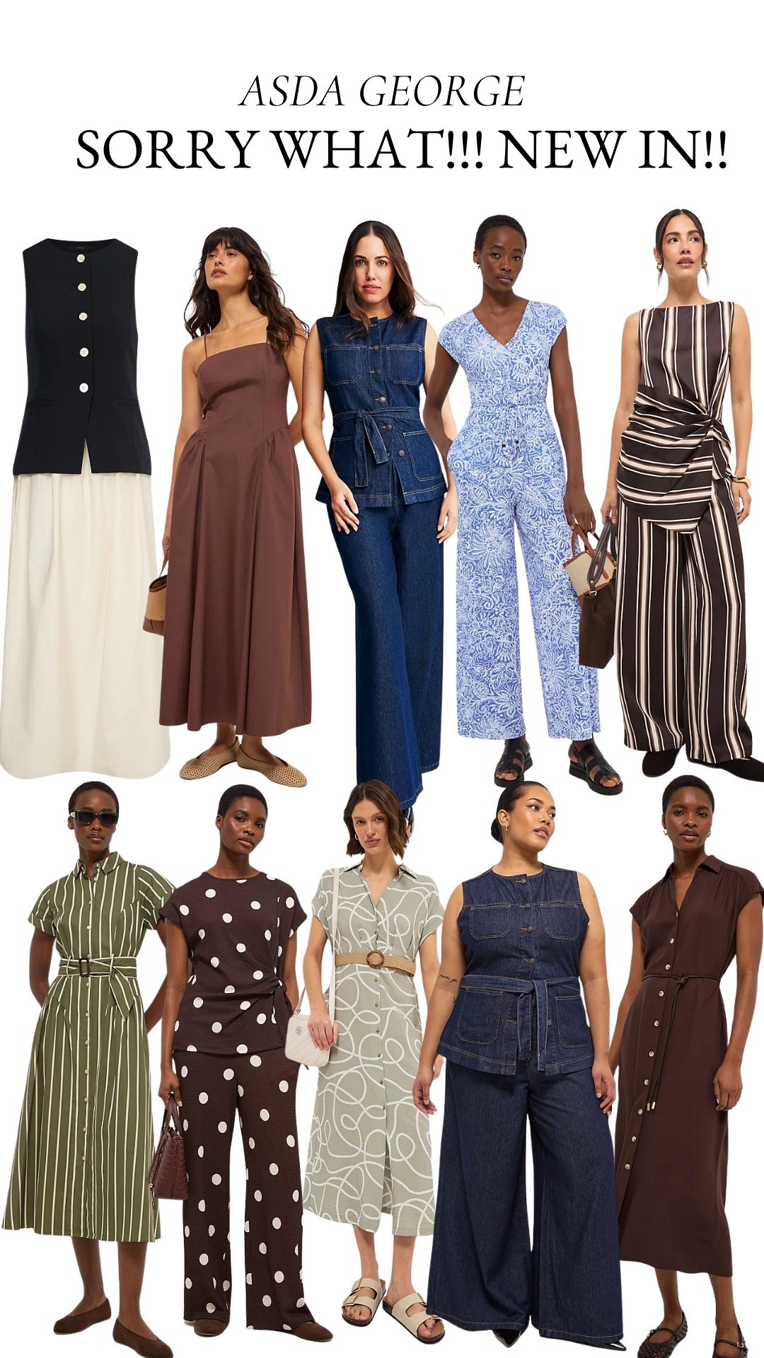 From your local ASDA GEORGE!!! Crazy! 👏🏽 how stunning is that denim co-ord wow!! Reallyyyy stepping it up Asda love to see it!! 😍😍😍😍

Asda, Asda George, George, supermarket, spring fashion 

#LTKuk #LTKsale #LTKspring