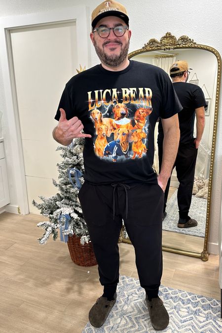 The perfect gift for the pet lover! I got this 90s rap themed t shirt for Cedrric for Christmas and it’s all different photos of our dog Luca bear 🥰 Etsy has the best personalized gifts! 

#LTKSeasonal #LTKHoliday #LTKGiftGuide