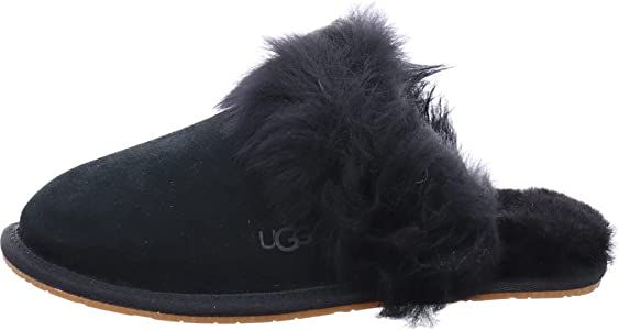 Amazon.com | UGG Women's Scuff SIS Slipper, Black, 9 | Slippers | Amazon (US)