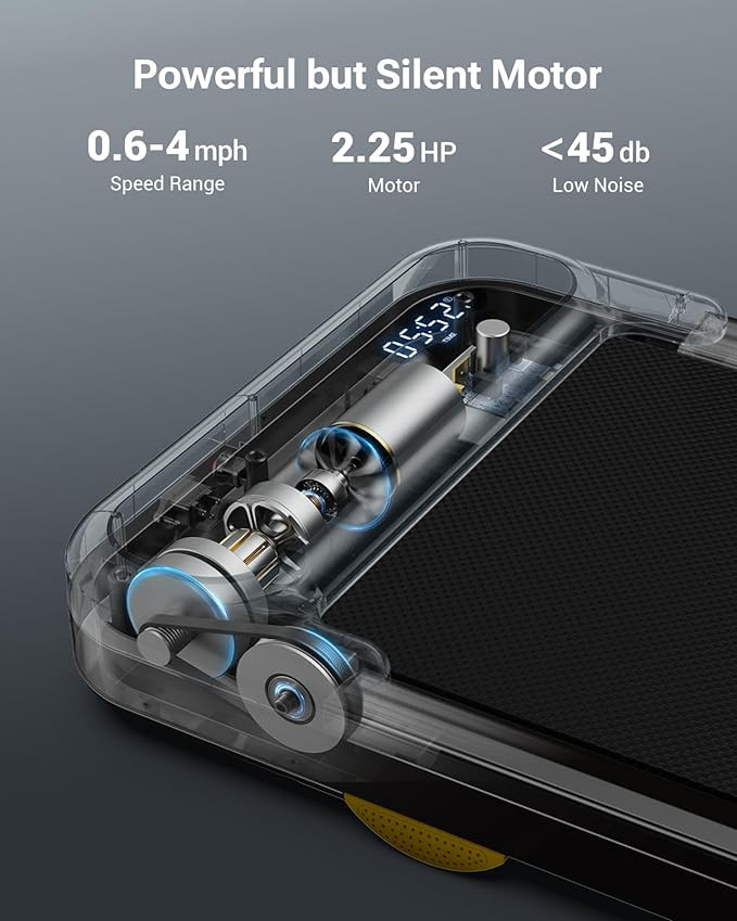 UREVO Walking pad, Under Desk Treadmill for Home Office, Portable Desk Treadmill with Double Shoc... | Amazon (US)