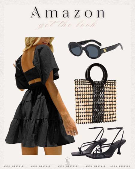 Summer dress, black mini dress, backless dress, vacation dress

#LTKfindsunder50 #LTKfindsunder100