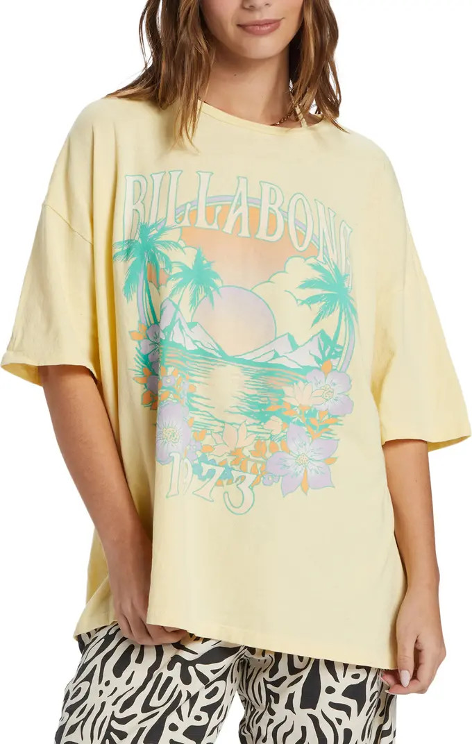 Billabong 'Billabong Summer Side Collection Island Holiday Oversize Cotton Graphic T-Shirt | Nord... | Nordstrom
