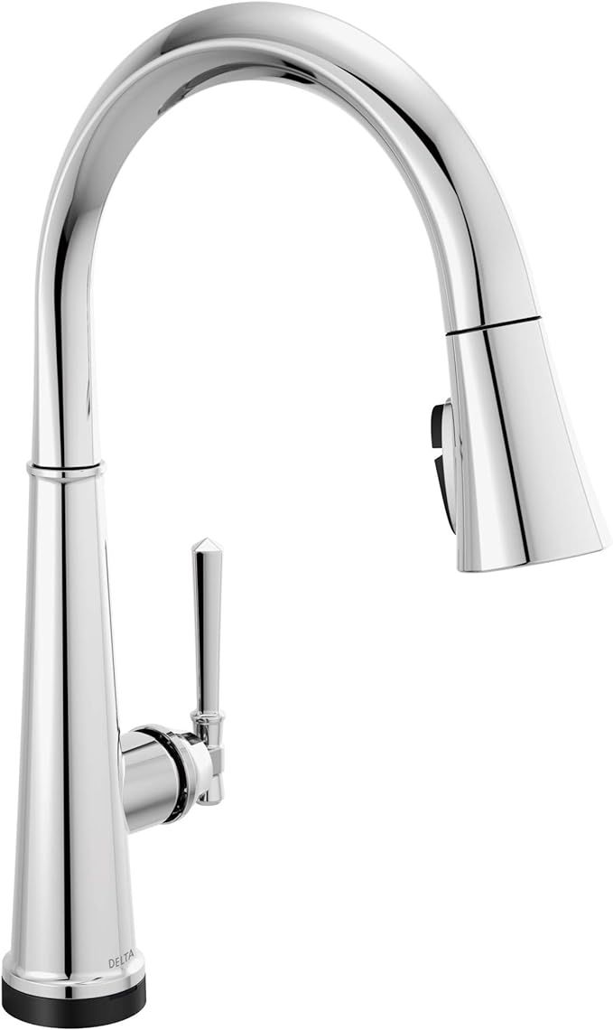 Delta Faucet Emmeline Touch Kitchen Faucet Chrome, Chrome Kitchen Faucets with Pull Down Sprayer,... | Amazon (US)