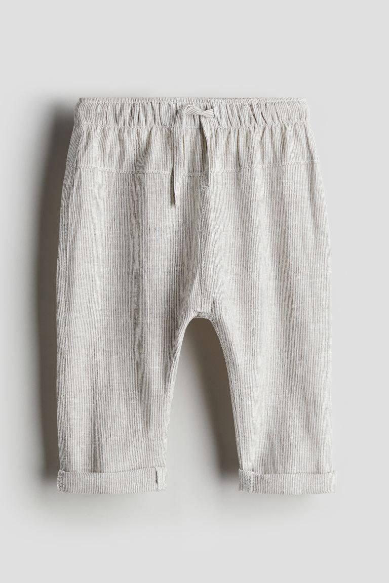 Pantalon en lin mélangé | H&M (FR & IT & ES)
