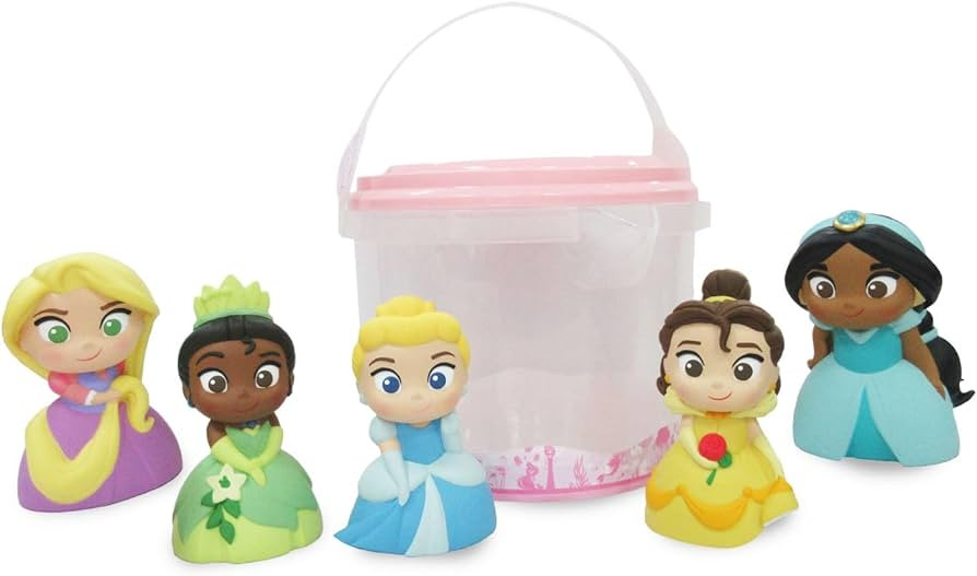 Disney Store Official Bath Set Princess - Kids Bath Accessories with Beloved Characters - Colorfu... | Amazon (US)
