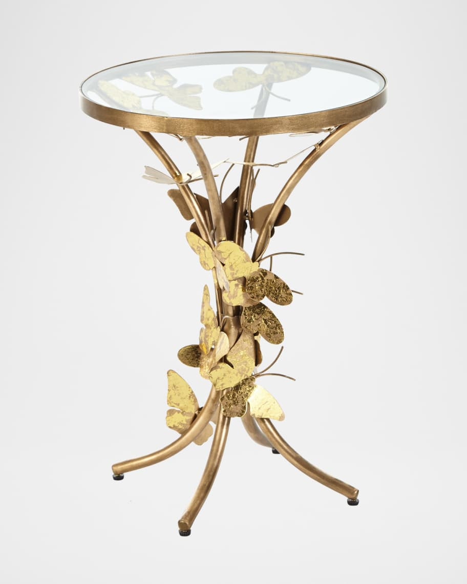 Jamie Young Flutter Away Butterfly End Table | Neiman Marcus