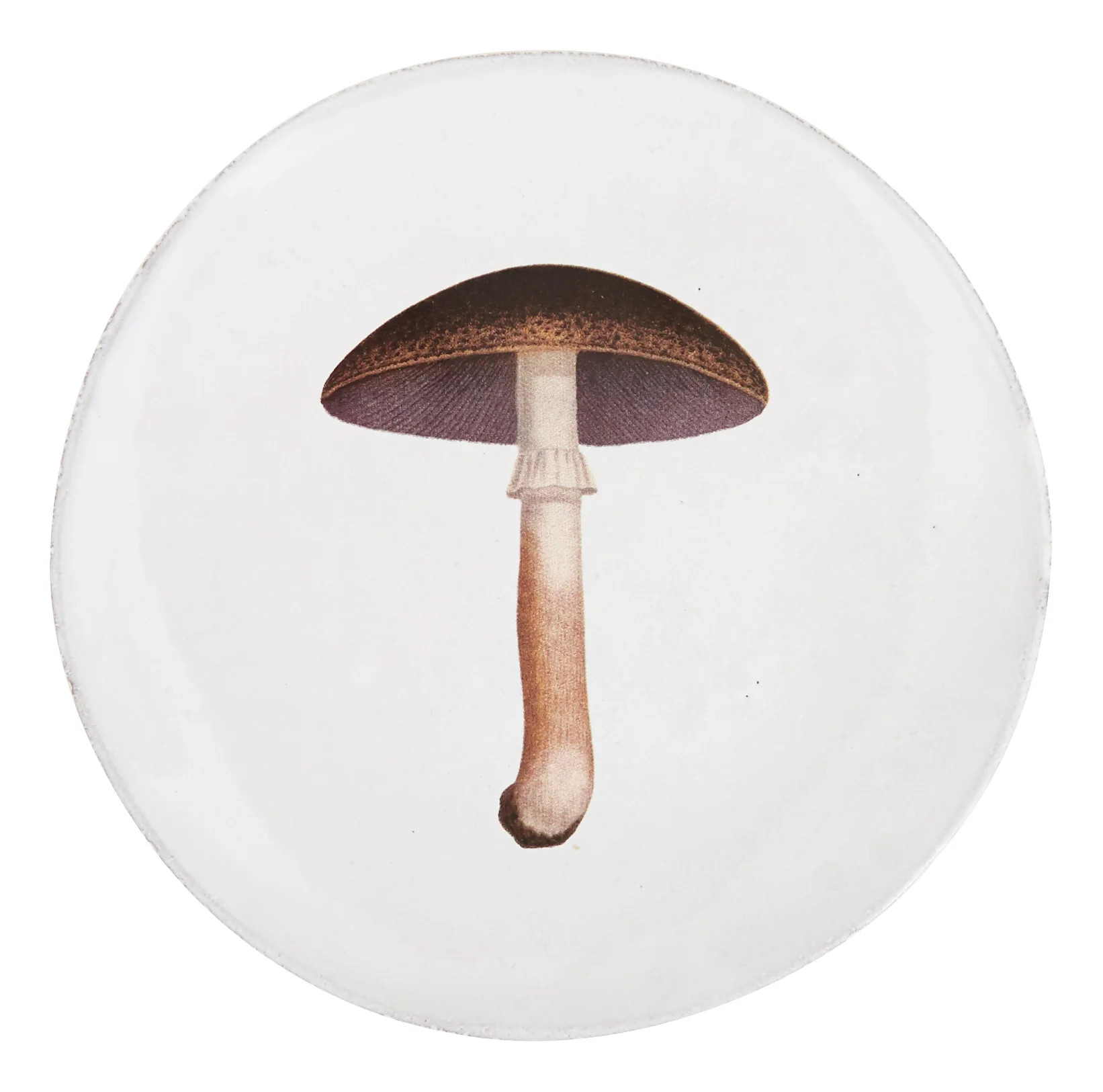 Astier de Villatte Mauve Champignon Plate | Jayson Home