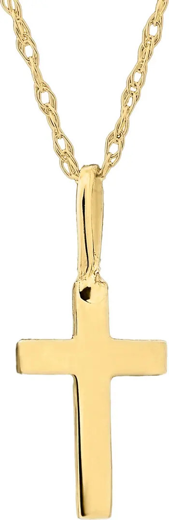 14k Gold Cross Necklace | Nordstrom