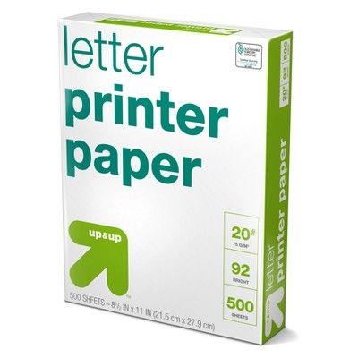 500ct Letter Printer Paper White - Up&Up™ | Target