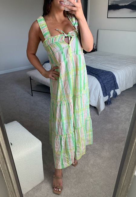 $54 tiered maxi sundress (I’m in a 6)

#LTKunder100 #LTKunder50 #LTKstyletip