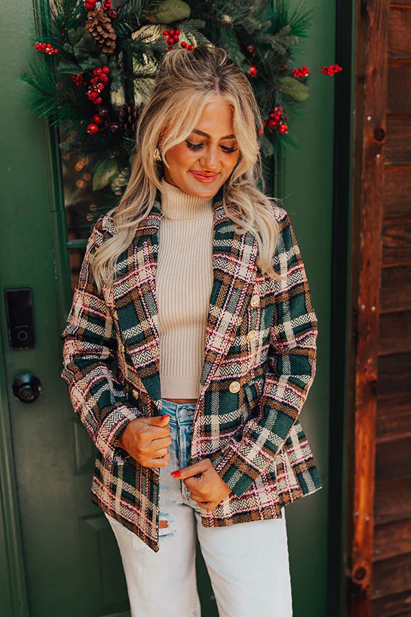 Favorable Day Tweed Blazer | Impressions Online Boutique