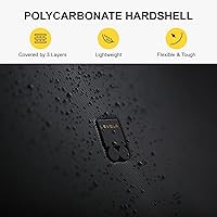 LEVEL8 Hard Shell Carry on Luggage Airline Approved, Carry on Suitcases with Wheels, Lightweight ... | Amazon (US)