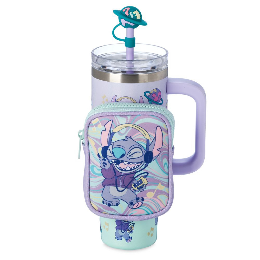 Stitch Stainless Steel Travel Tumbler with Straw plus Zip Case – Lilo & Stitch | Disney Store
