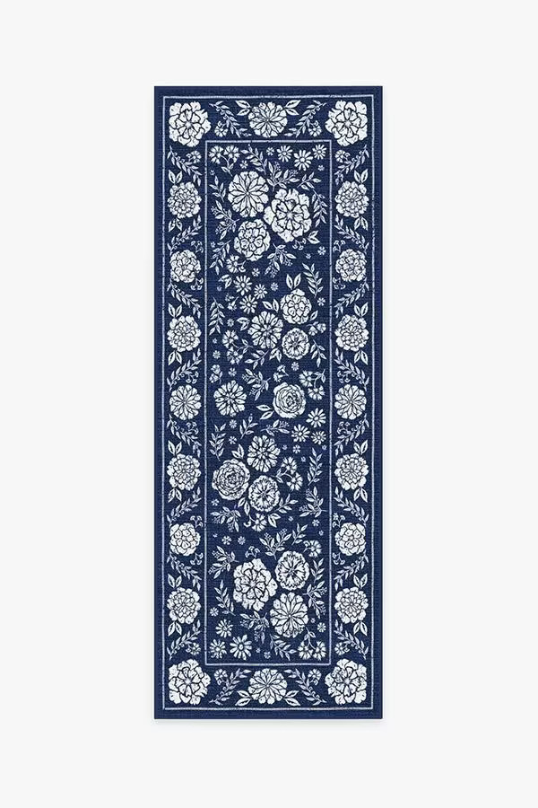 Outdoor Carmela Suzani Delft Blue Rug | Ruggable | Ruggable