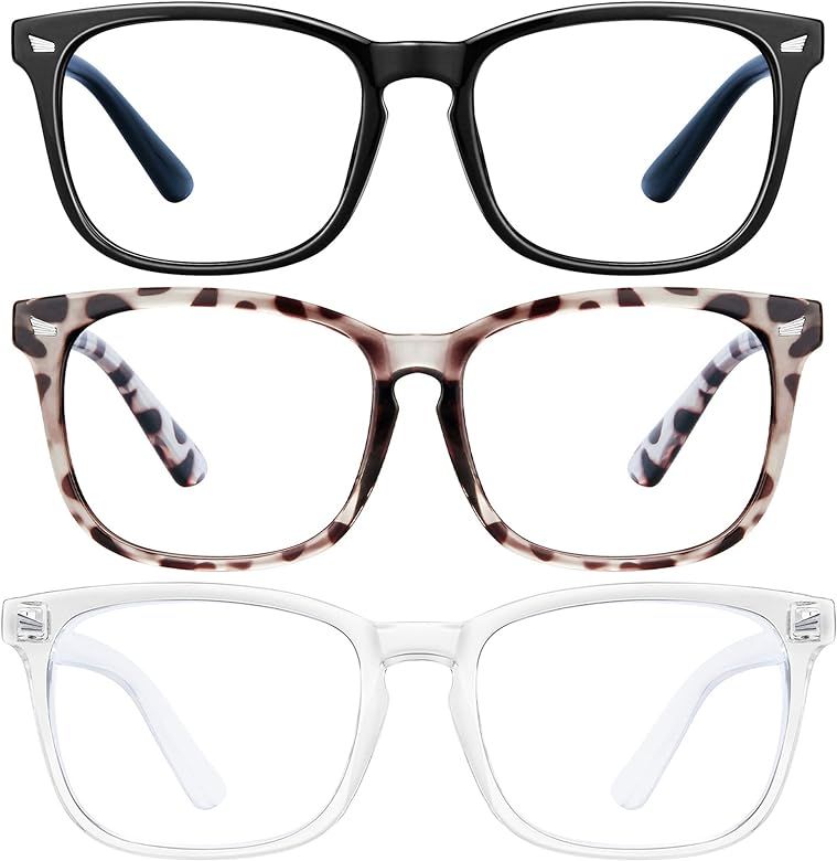 hunsquer Blue Light Glasses for Women/Men Computer Blue Light Glasses | Amazon (US)
