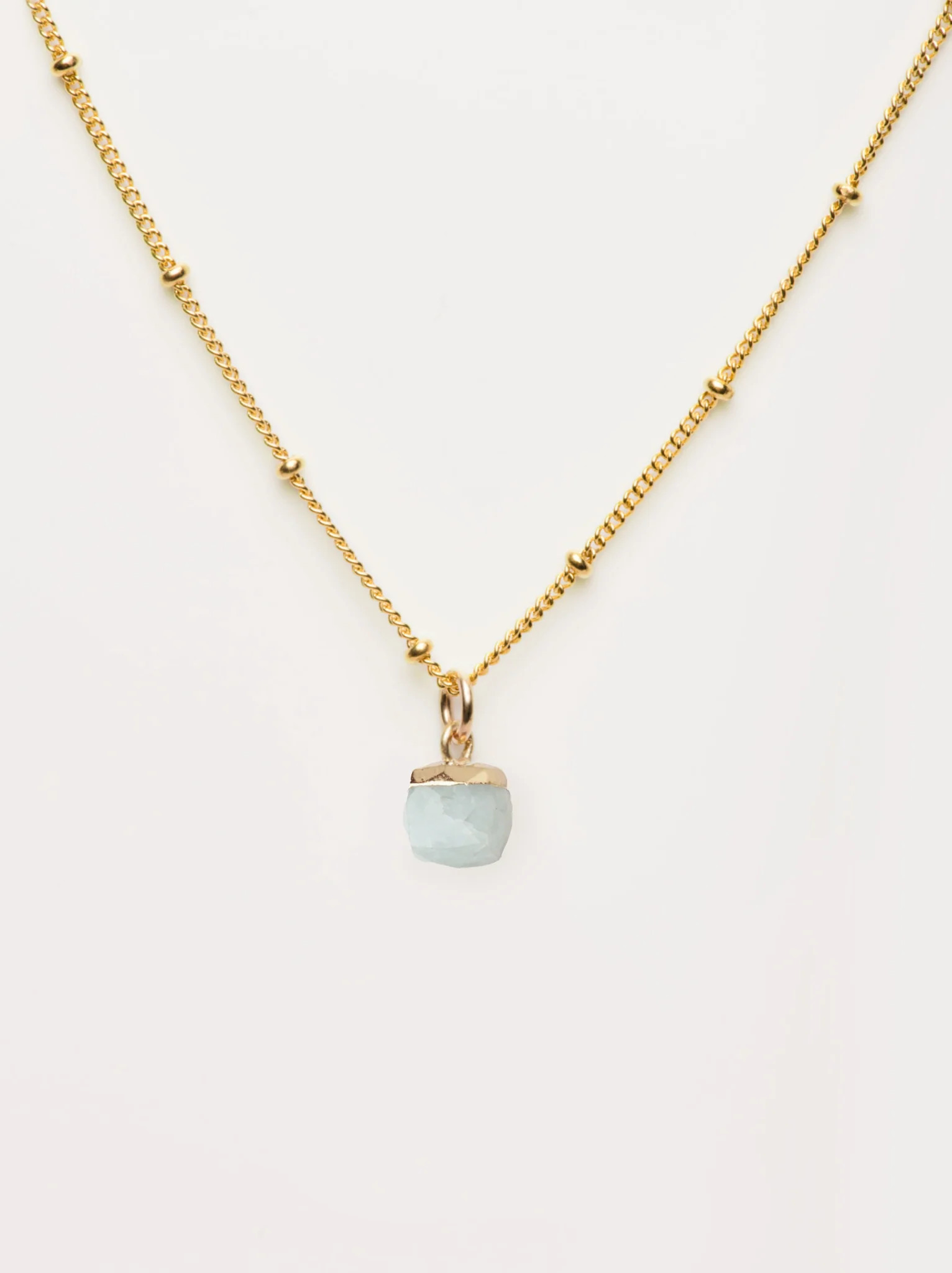 Aquamarine Pendant Necklace | ABLE Clothing