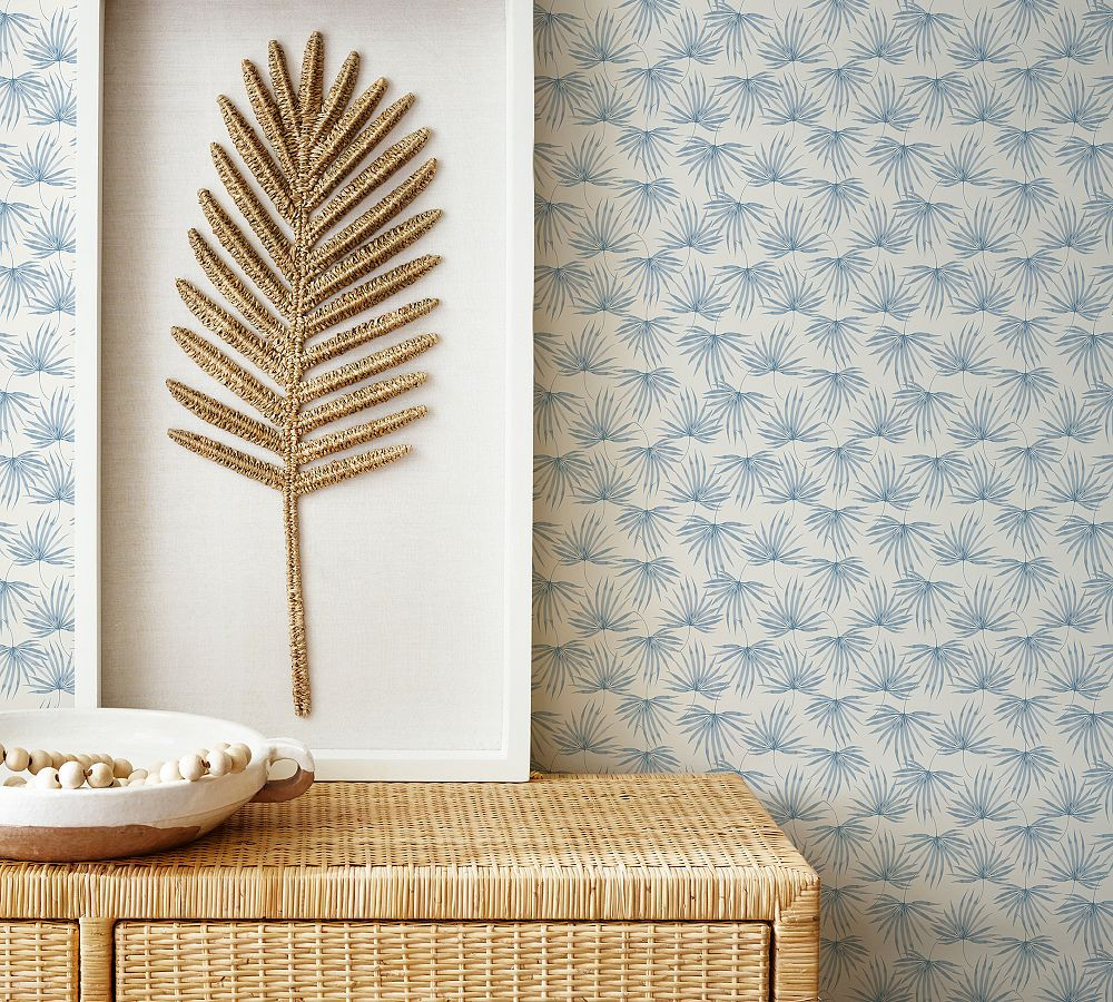 Palm Print Wallpaper | Pottery Barn (US)