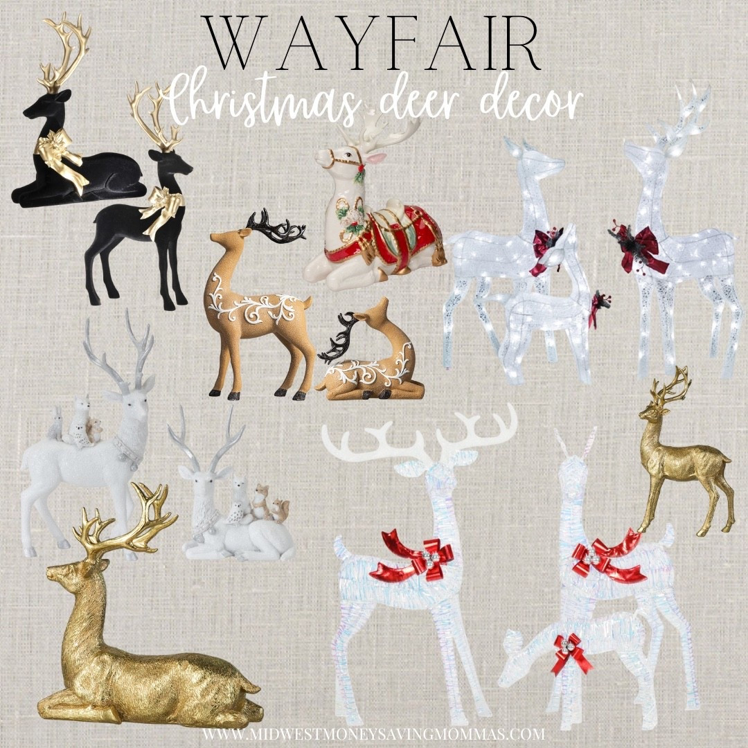 Christmas deer decor

Wayfair home decor  holiday decor  Christmas finds 

#LTKHoliday #LTKHome #LTKSeasonal