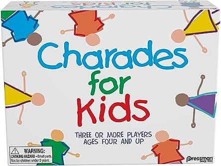 Pressman Charades for Kids -- The 'No Reading Required' Family Game, 5" | Amazon (US)