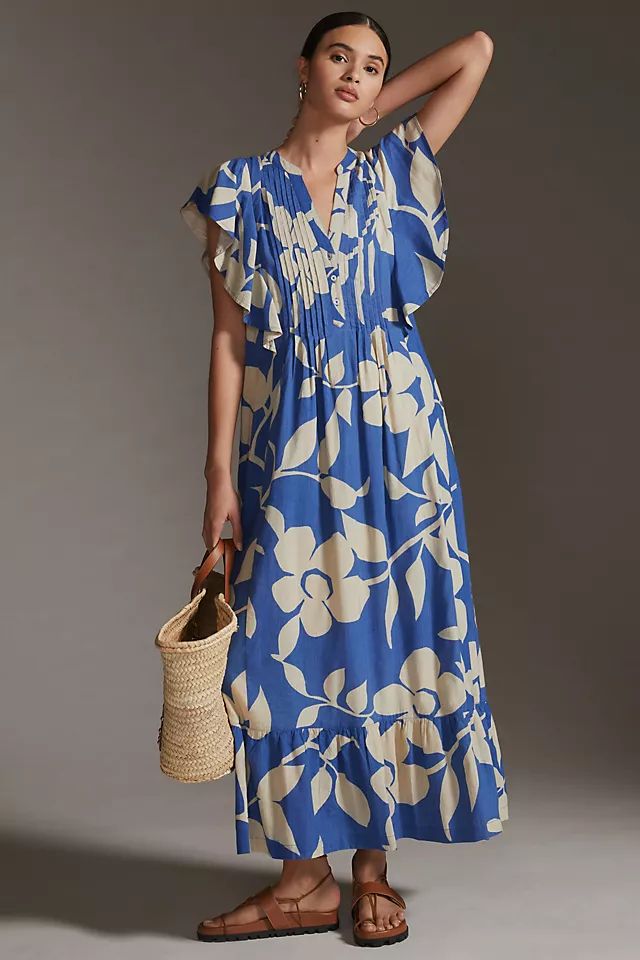 Maeve Cassandra Maxi Dress | Anthropologie (US)