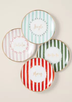 Sewing Down South x Crown & Ivyâ¢ Sew Festive Salad Plates - Set of 4 | Belk
